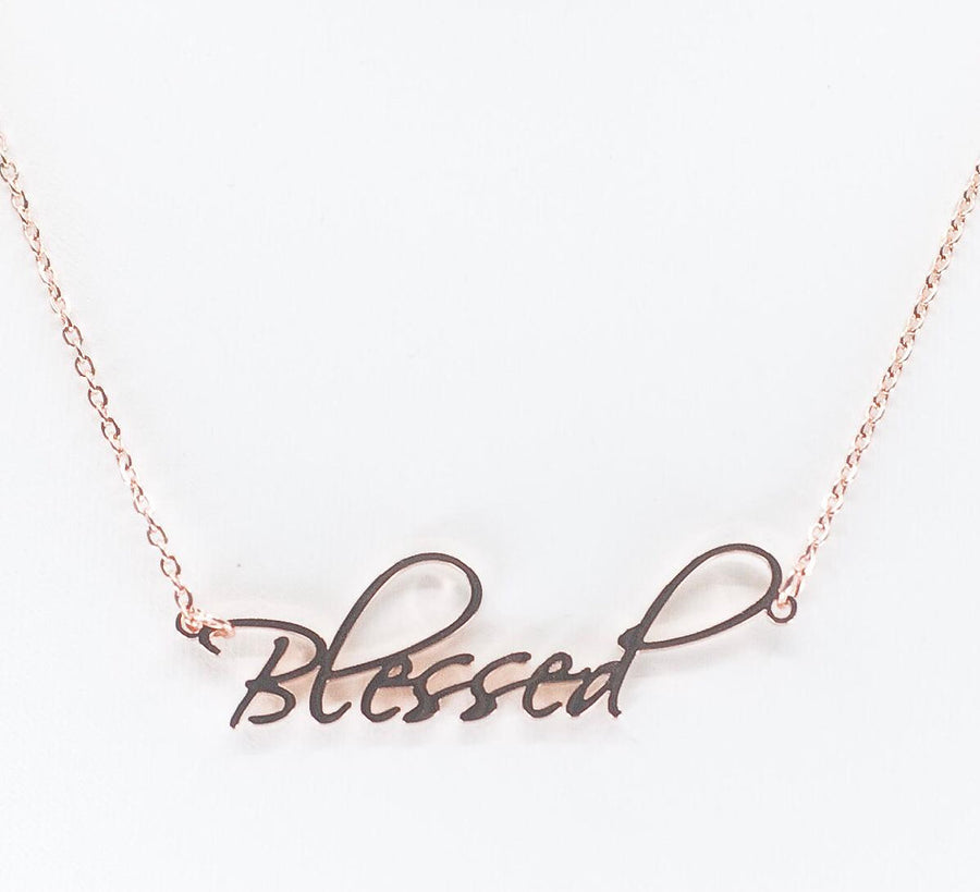 'Blessed' Necklace