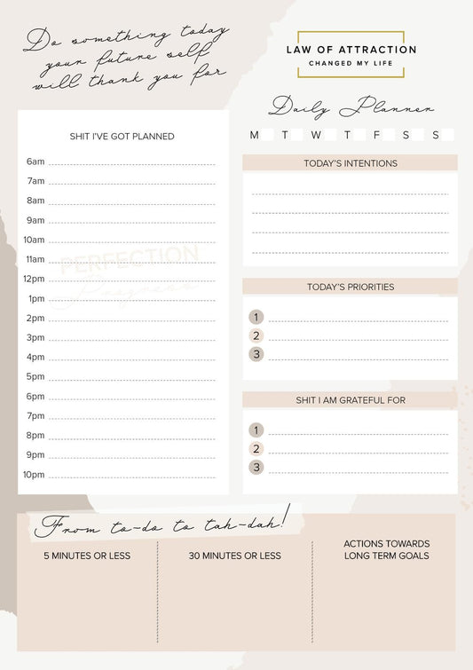 Daily Planner (Digital Download)