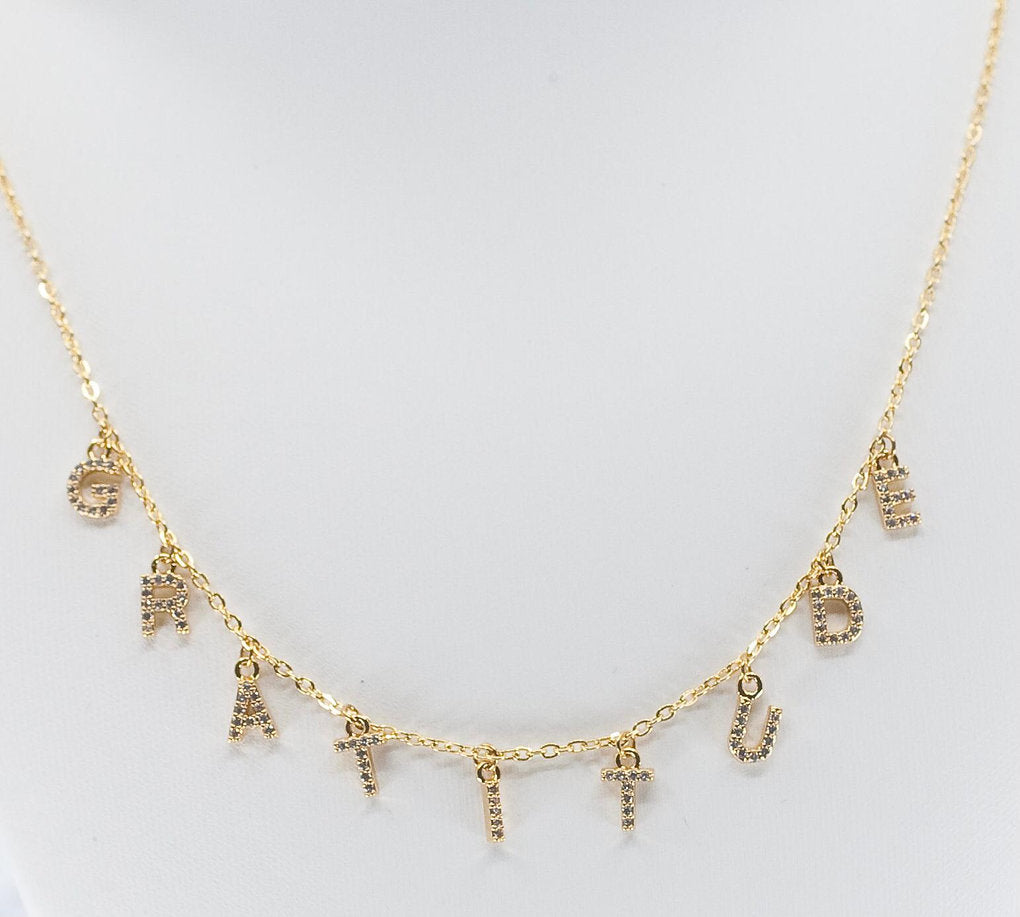 Sparkle 'Gratitude' Necklace