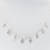 Sparkle 'Thankful' Necklace