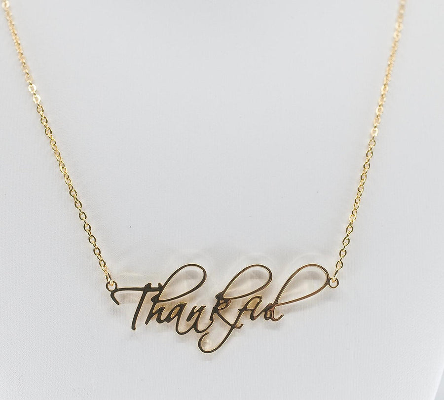 'Thankful' Necklace