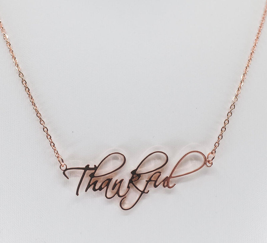 'Thankful' Necklace